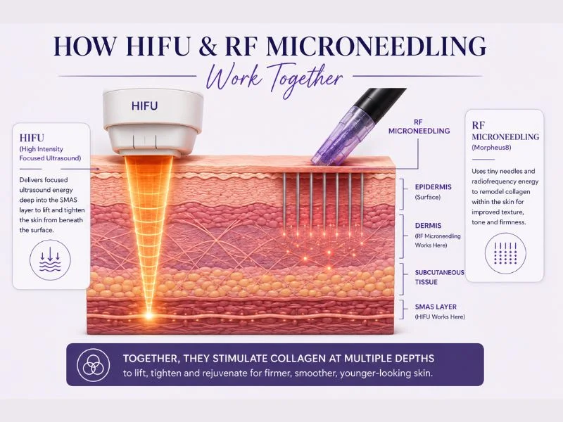 Why combined treatment is the best result with complete skin tightening treatment Leamington Spa